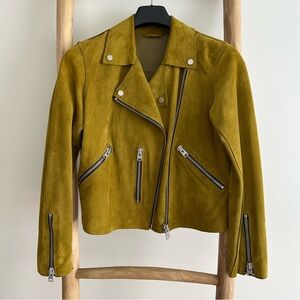 AllSaints Suede Moto Jacket